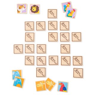 Memory game - animals